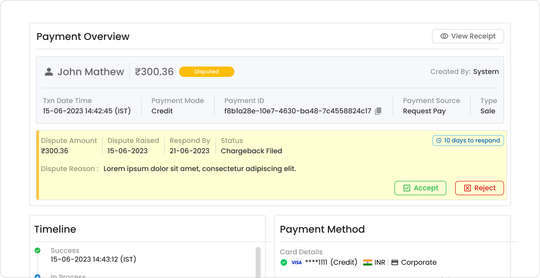 Merchant Payment Form Redesign project screenshot